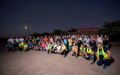 SE REALIZÓ LA CAMINATA EN LUNA LLENA EN EL CARRIZAL