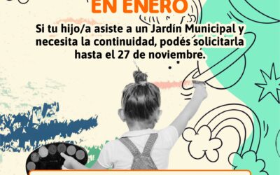 ¡LOS JARDINES MUNICIPALES FUNCIONARÁN EN ENERO!