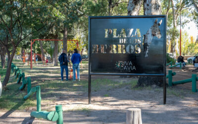 La Municipalidad de Rivadavia reacondicionó la Plaza de los Burros