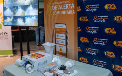 MEDRANO CUENTA CON CÁMARAS DE SEGURIDAD, FIBRA ÓPTICA Y ALARMAS COMUNITARIAS